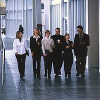 Graphic Image - Business people walking